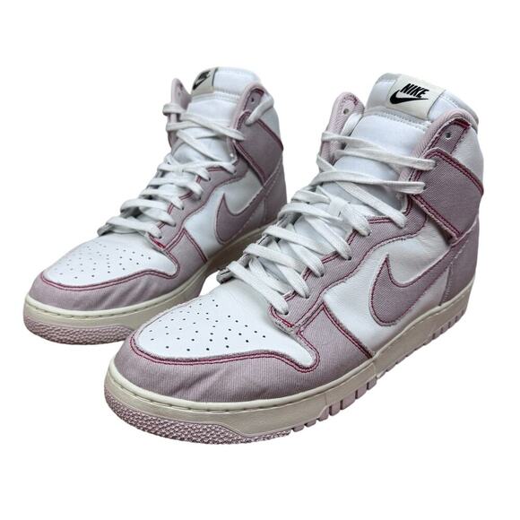 Nike Dunk High 1985 Barely Rose Denim Mens Sz12 - Picture 1 of 9